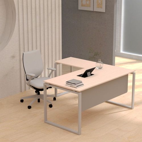 Carre 5114L Modern Workstation Wdrawer (140cm, Oak)