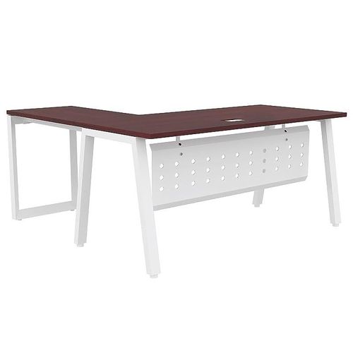 Bentuk Workstations (140cms, Apple Cherry - Without Drawer)
