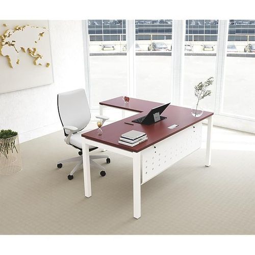 Figura 72-14L Modern Workstation Without Drawer (140cm, Apple Cherry)