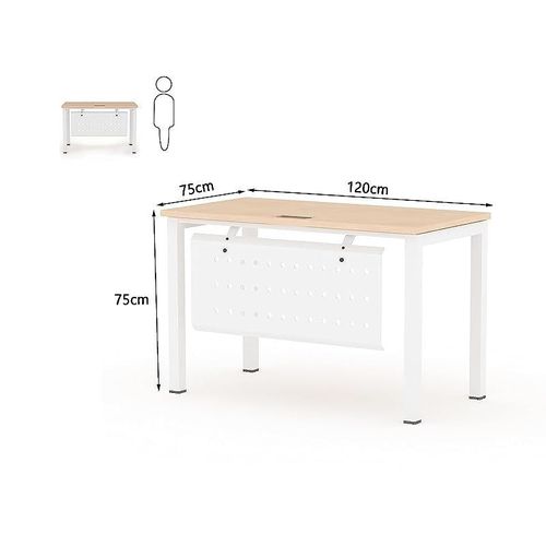 Figura 72-12 Modern Workstation Drawer WDRAWER (120cm, Oak)
