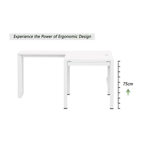 Figura 72-14L Modern Workstation Without Drawer (140cm, White)