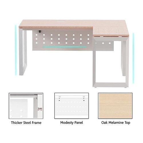 Vorm 136-18L oak Modern Workstation