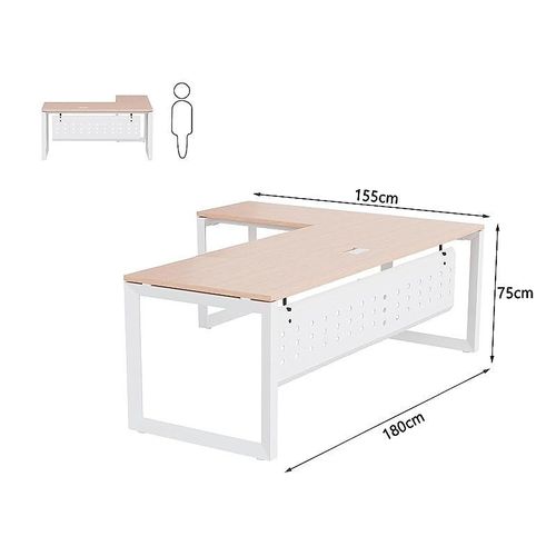 Vorm 136-18L oak Modern Workstation