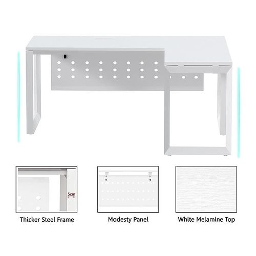Vorm 136-14L white Modern Workstation
