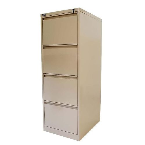 Godrej OEM File Cabinet with Lock, 4 Large Storage steel Cabinet, Metal Portable Cabinet with 4 Drawer, Vertical File Cabinet, 4 Layer Cabinet Office Storage Cabinet for A4/Letter - Beige