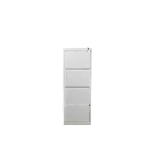 Godrej OEM File Cabinet with Lock, 4 Large Storage steel Cabinet, Metal Portable Cabinet with 4 Drawer, Vertical File Cabinet, 4 Layer Cabinet Office Storage Cabinet for A4/Letter - (White)