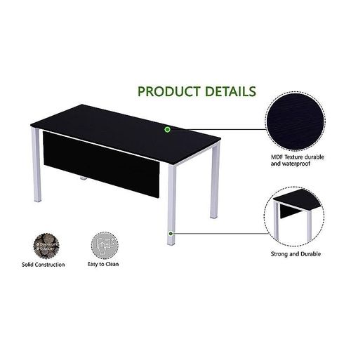 Figura 72-16 12 Seater Black U-Shaped Conference-Meeting Table for Office, Conference Room, Meeting Room