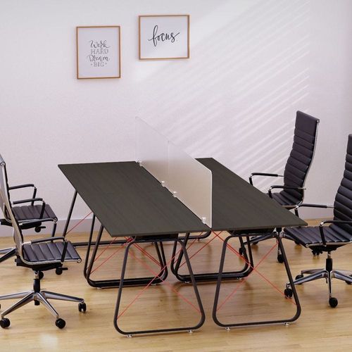 Home Office Computer Desk (146cm All Black Gaming Table)