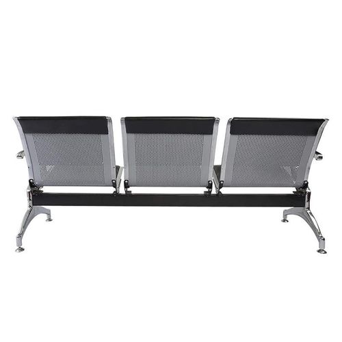Cosmos 3 Seater Metal Bench With Cushion