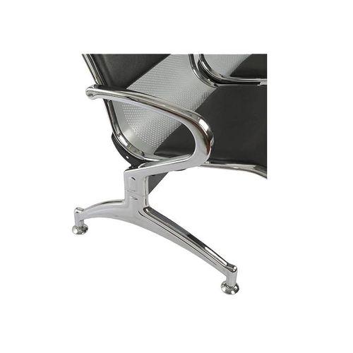 Cosmos 3 Seater Metal Bench With Cushion