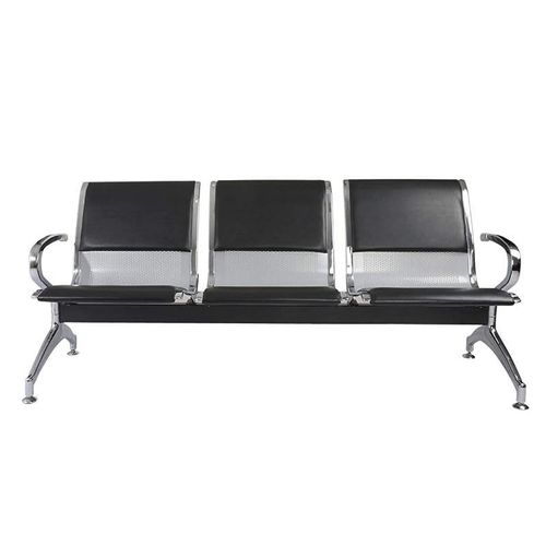 Cosmos 3 Seater Metal Bench With Cushion