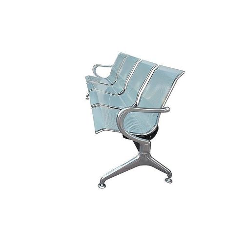 Cosmos 4 Seater Metal Bench Without Cushion Contemporary and Spacious Bench