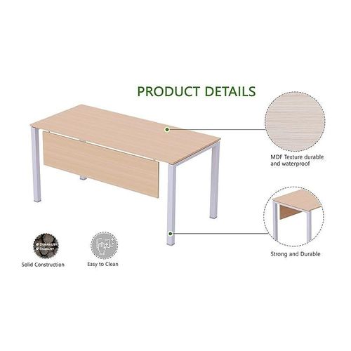 12 Seater U-Shaped Conference Meeting Table - Light Brown