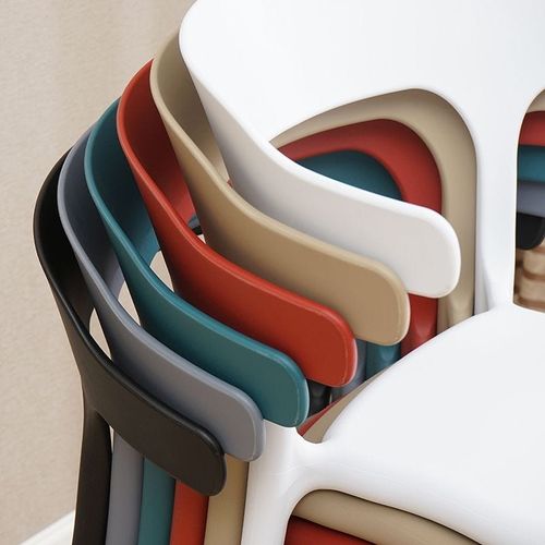 Decoration Dining Chairs Plastic Stacking Modern Molded Side Chair Modern Molded Kitchen and Dining Room Chair Indoor Outdoor 
