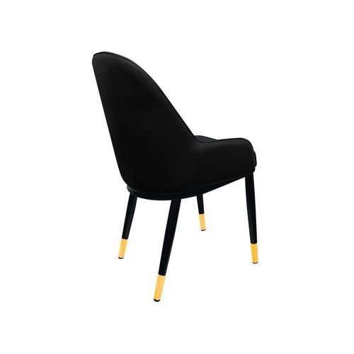 Maple Home Leather Dining Arm Chair Modern Accent Wide Back Comfy Upholstered Kitchen Living Dining Room Furniture With Metal Legs 