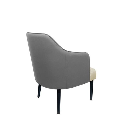 Maple Home Leather Accent Arm Dining Chair Wide Back With Metal Legs Kitchen Living Room Furniture