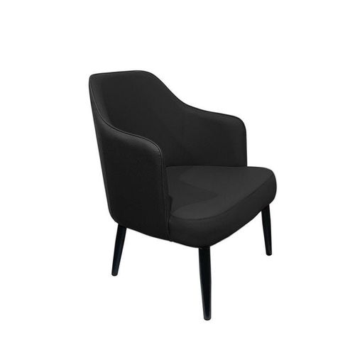 Maple Home Leather Accent Arm Dining Chair Wide Back With Metal Legs Kitchen Living Room Furniture