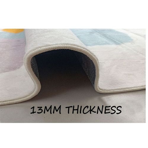 Non Slip Modern Area Rug Floor Carpet Made With High Quality Crystal Velvet Cashmere With Light Luxury Material For Indoor Living Room Dining Room Bedroom With Beautiful Print (Size 120-160CM)