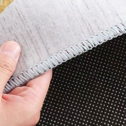 Non Slip Modern Area Rug Floor Carpet Made With High Quality Crystal Velvet With Soft Hand feel Material For Indoor Living Room Dining Room Bedroom With Beautiful Print (Size 120-160CM)