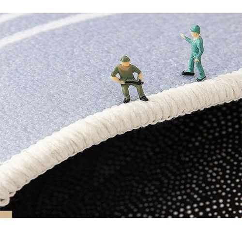 Non-Slip Modern Area Rug Floor Carpet Made with High Quality Crystal Velvet Cashmere With Luxury Material For Indoor Large Living Room Dining Room Bedroom with Beautiful Ethnic Print (Size 140-200CM)