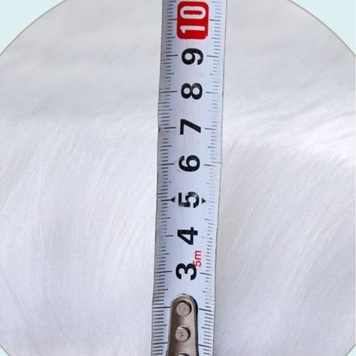Super Soft Rabbit Fur Round Living Room Carpet With Anti Slip Bottom (Size 80CM)