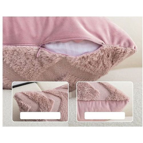 2 PCS Of Throw Pillow With Extra Comfort And Fluffy Material With Soft Hand feel