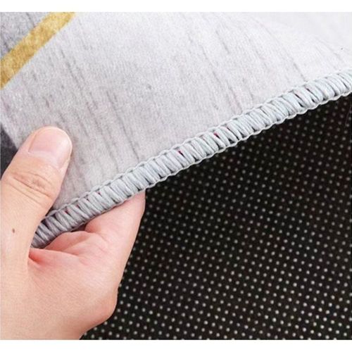 Non Slip Modern Area Rug Floor Carpet Made With High Quality Crystal Velvet Cashmere With Luxury Material For Indoor Large Living Room Dining Room Bedroom With Beautiful Ethnic Print (Size 160-230CM)