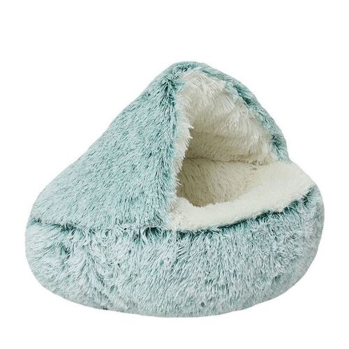 Cat &Dog Pet Bed Comfortable Plush Ultra Soft Cushion Self Warming Pet Bed Made With Faux Fux With Waterproof Bottom Diamater 40CM.