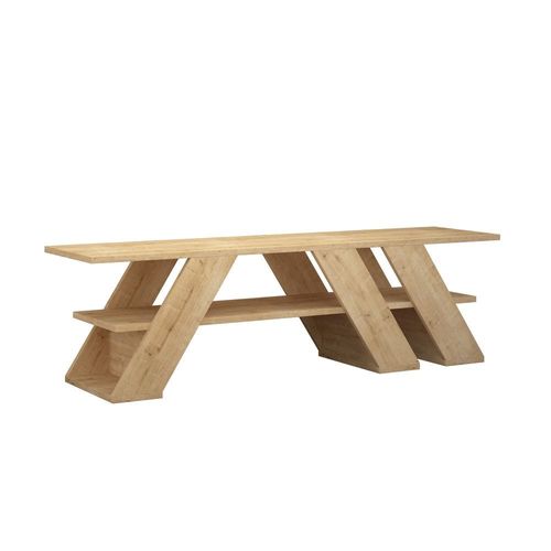 Fella TV Stand Up To 55 Inches With Storage - Oak - 2 Years Warranty