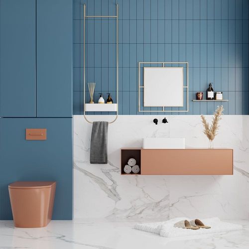 Corner Mirror - Gold - 2 Years Warranty