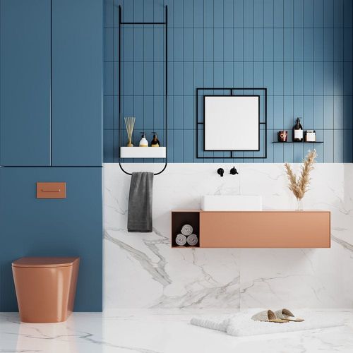 Corner Mirror - Black - 2 Years Warranty