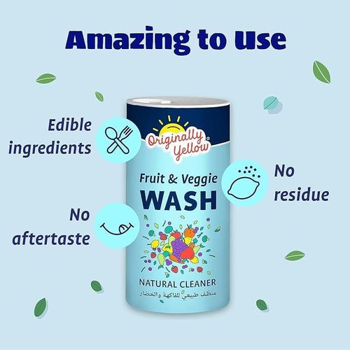 Originally yellow Fruit &amp; Veggie Wash