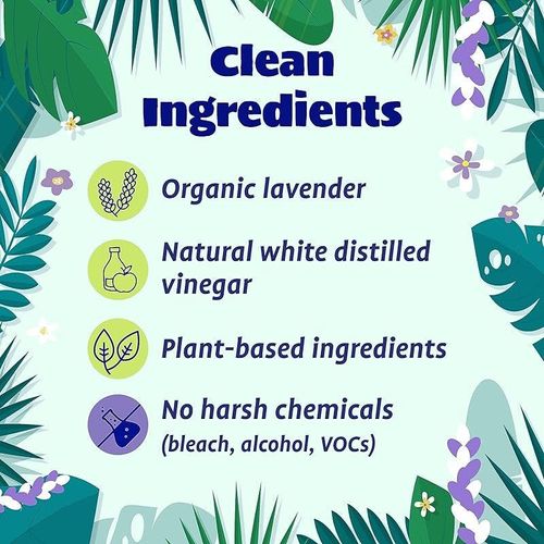 Originally Yellow Plant-Based Bathroom Vinegar Cleaner | Bathroom Cleaner with Organic Lavender 470ml