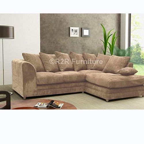 Mia Designer L-Shape Sofa With Left Side Beige