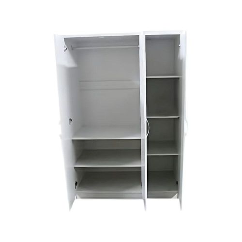 3 Door White Cupboard For Good Storage