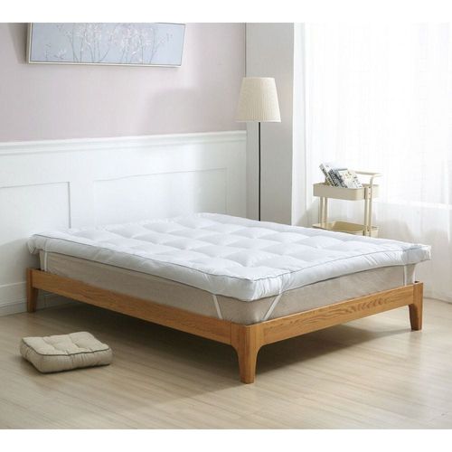 Mattress Topper With Corner Elastic Straps 6cm Thick 100x200cm