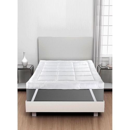 Mattress Topper Micofiber Heavy Filling With 4 Corner Elastic 6cm Thickness 140x200cm