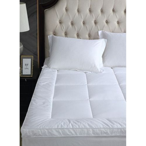 Mattress Topper Comfortable Cotton Filled With Microfiber 6cm Thick 140x200cm