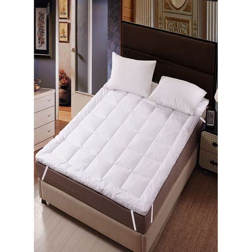 Mattress Topper With 4 Corner Elastic 6cm Thick 150x200cm