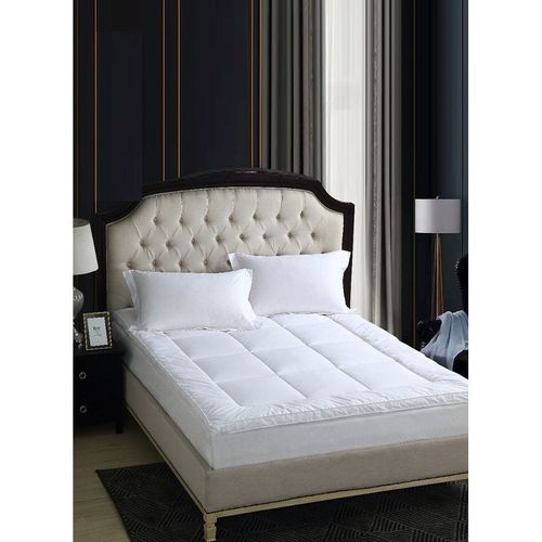 Mattress Topper Box Stiched Allergen Free and Breathable 6cm Thickness 160x200cm