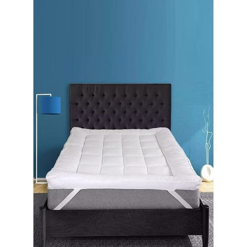 Heavy Fill Mattress Topper 6cm Thick Elastic Corner Strap 180x200cm