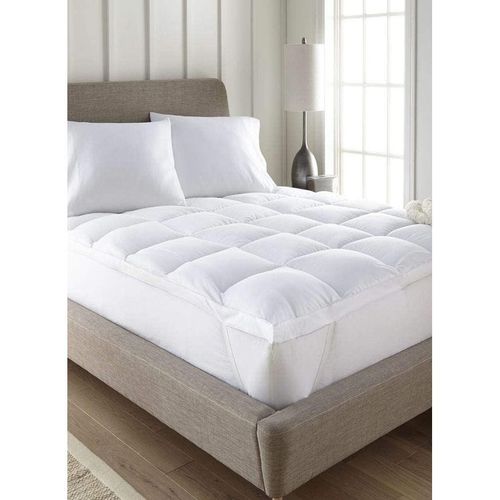Quality Cotton Mattress Topper With 4 Corner Elastic 10cm Thick 100x200cm