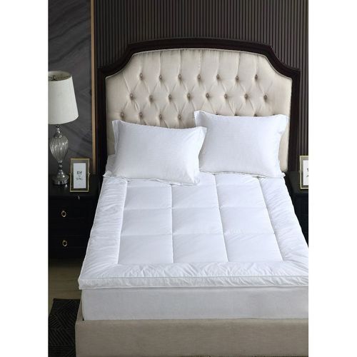 Mattress Topper Cotton White 10cm Thickness 140x200cm