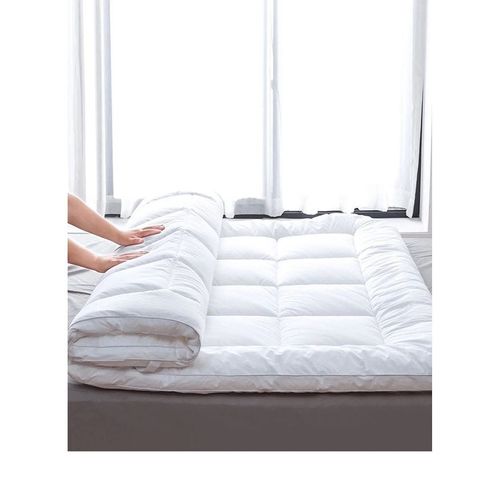 Mattress Topper With 4 Corner Elastic Straps 10cm Thick 200x200cm