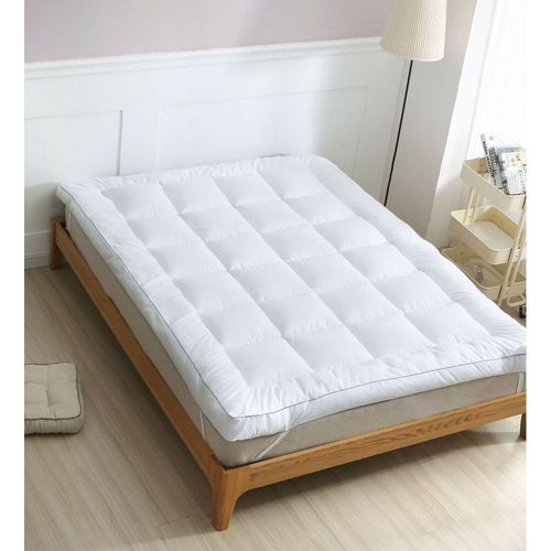 Mattress Topper Allergen Free and Breathable Quality 10cm Thick Corner Elastic Straps 200x200cm