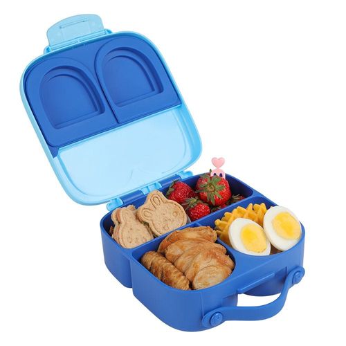 Eazy Kids Bento Lunch Box w/t handle- Blue