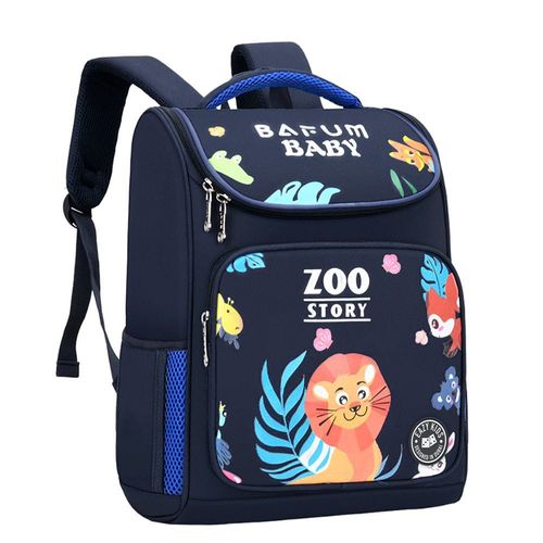 Eazy Kids Leo School bag-Blue