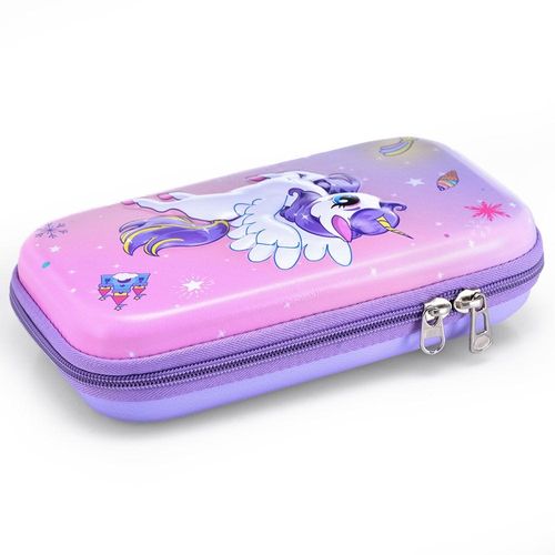Eazy Kids XL Unicorn Pencil Case-Pink 