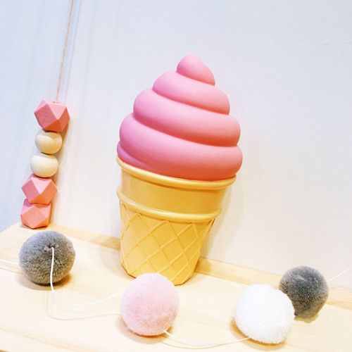Eazy Kids - Ice Cream Lamp Light - Pink