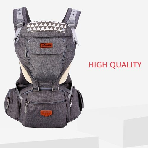 Sunveno Kangaroo Style Ergonomic Baby Carrier - Grey